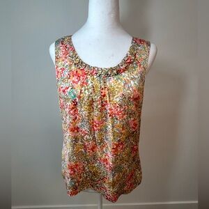 Halogen Silk Blend Sleeveless Blouse – Size S Petite